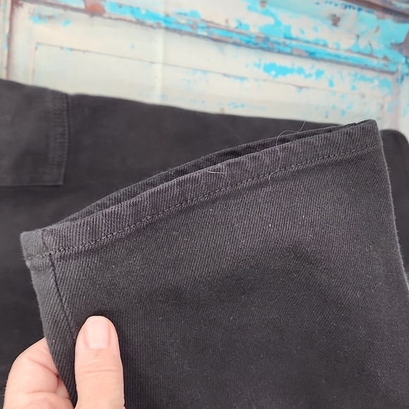 Aritzia Wilfred Free Modern Cargo Pant Black Denim - Picture 5 of 9